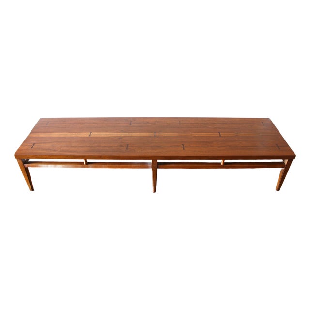 Mid Century Modern Lane "Tuxedo" Bowtie Coffee Table For Sale