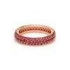 Natural 1.95 cts ruby band ring in 14k gold For Sale - Image 16 of 18