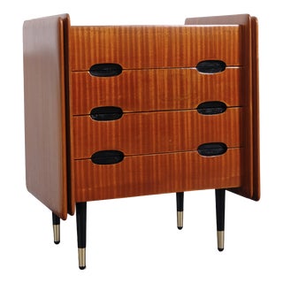 Scandinavian Wooden Chest of Drawers, 1950s For Sale
