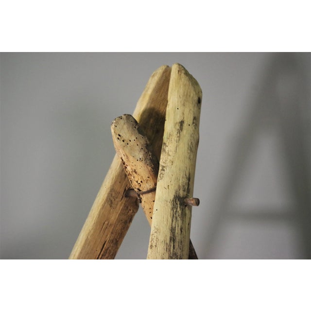 Fir & Beech Wood Ladder For Sale - Image 12 of 14