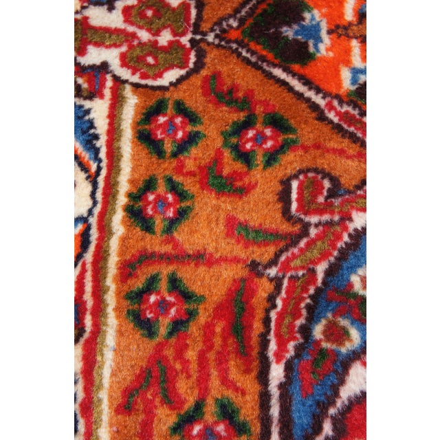 Antique Persian Wool Area Rug For Sale - Image 4 of 13