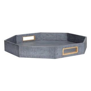 Royal Oak Raffia Tray, Large For Sale