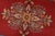 Kashan Rug 2’5” X 3’2” Red Wool Traditional Hand-Knotted Oriental Carpet For Sale - Image 4 of 7