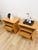 Unique Curved Hourglass Double Sided Nightstand Pair Vintage Accent Post Modern For Sale - Image 10 of 17