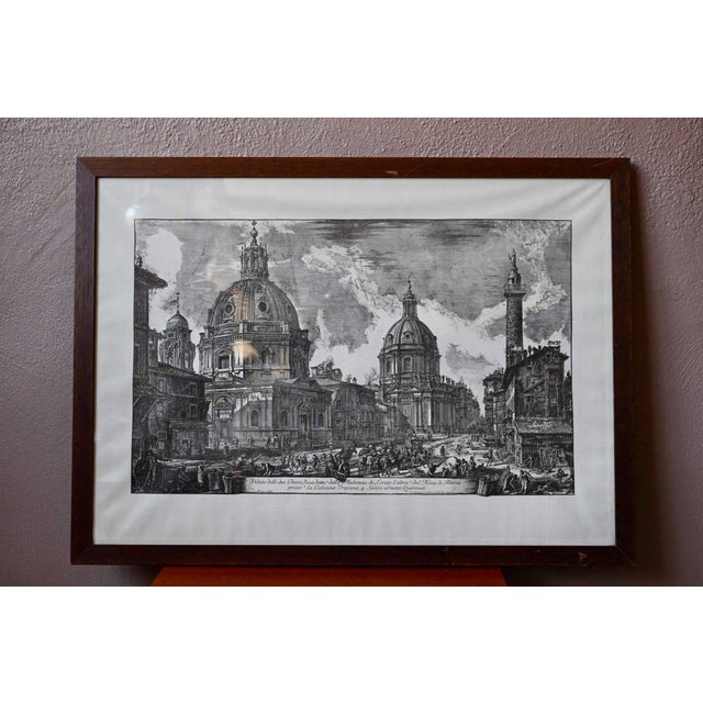 Giovanni Battista Piranesi, Views of Rome Piazza Venezia Trajan's Columns, 1800s, Engraving For Sale - Image 12 of 12
