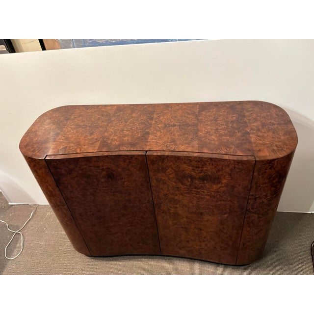 Modern Baker Cachou Burl Wood Chest For Sale - Image 3 of 12