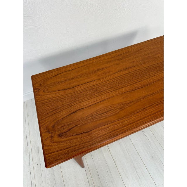Vintage Mid-Century Danish Extendable Teak Coffee Table by Trioh Møbler, 1960s For Sale - Image 6 of 13
