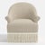 Cloth & Company Stoffer Home x Cloth & Company Marie Swivel Chair in Jane Stripe Burlap For Sale - Image 4 of 7