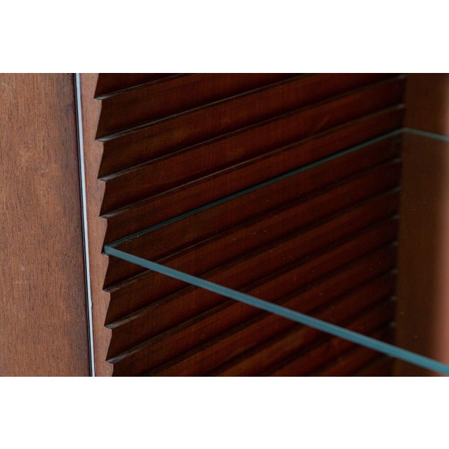 Antique English Glazed Mahogany Vitrine Cabinet, 1890 For Sale - Image 13 of 18