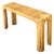 Vintage Rattan Waterfall Console Table For Sale