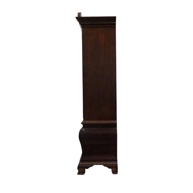 Century Furniture Flame Mahogany Traditional Style 47" Bombay Clothing Armoire / Media Cabinet For Sale - Image 10 of 12