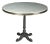 Matthew Izzo Home Avignon 42" Round Cast Iron and Marble Top French Bistro Table For Sale