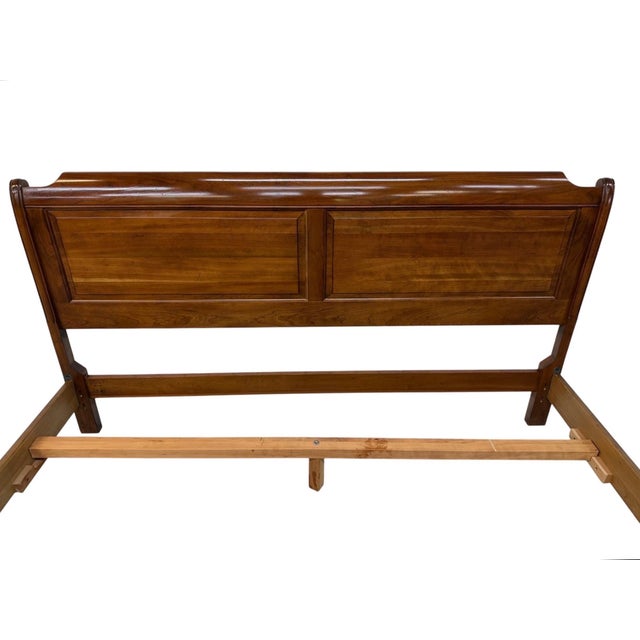 Stickley Vintage Stickley Solid Cherry King Size Bed For Sale - Image 4 of 6