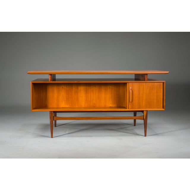 Model RT200 Desk in Teak by Heinrich Riestenpatt, Germany, 1960s For Sale - Image 13 of 18