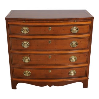 Hickory English Style Yew Wood Bachelor Chest For Sale