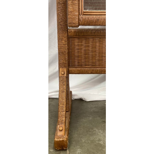 Vintage Henry Link for Lexington Furniture Woven Wicker Full Length