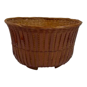 Vintage Oval Woven Basket
