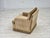 Vintage Danish Lounge Chair in Honey Yellow Furniture Velour, 1970s For Sale - Image 11 of 16