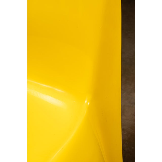 Yellow 1960s Marbon Cycolac Yellow Molded Plastic Chairs For Sale - Image 8 of 10