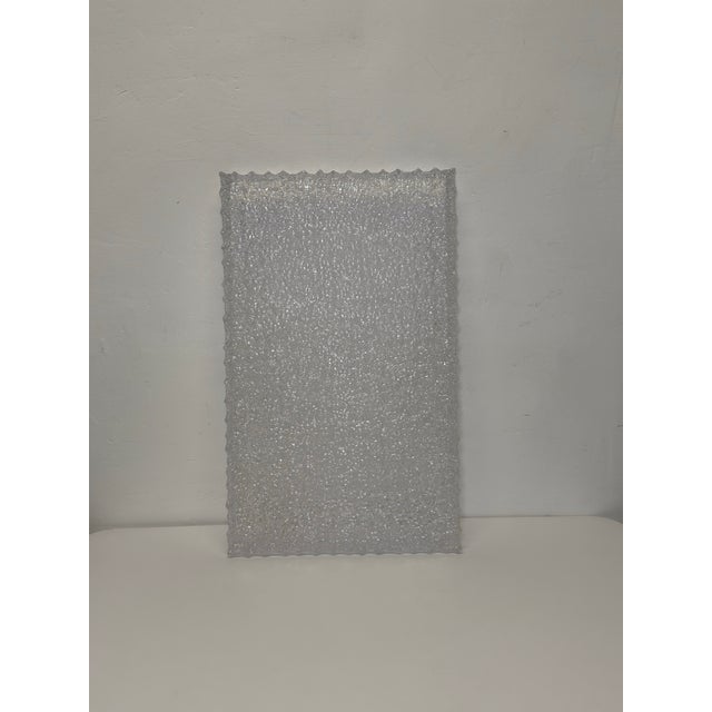 Transparent William Bounds Grainware Faceted Lucite Service Tray, 1960s For Sale - Image 8 of 9