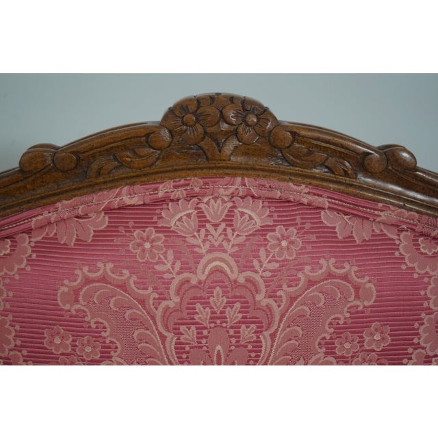 Set of 8 French Louis XV Upholstered Dining Chairs For Sale - Image 15 of 18