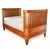 Carved Gustavian Solid Walnut Daybed or Twin Bed For Sale