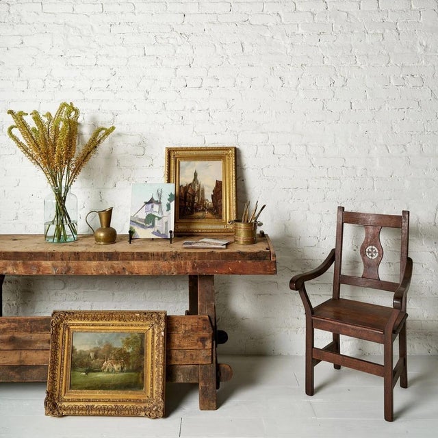 19th Century French Oak and Pine Carpenter's Workbench For Sale In Birmingham - Image 6 of 6