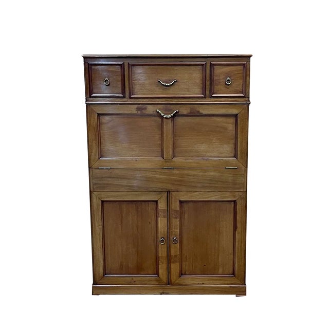 Vintage Mahogany Boat Cabinet, 1930s For Sale