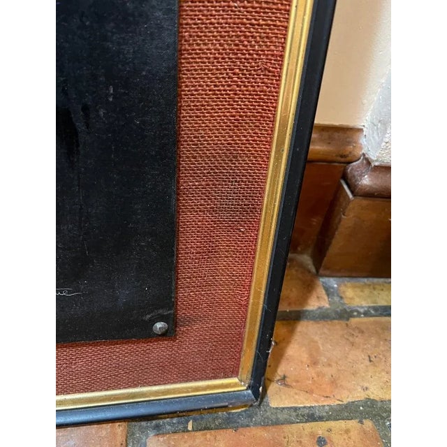 Brick Red Signed Art Deco Nude by John Montroue For Sale - Image 8 of 13