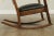 Brown Antique Mission Style Oak Rocking Chair For Sale - Image 8 of 13