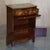 Bow Fronted Side Bookcase Tables + Butlers Serving Trays from Shaws London, Set of 2 For Sale - Image 5 of 12