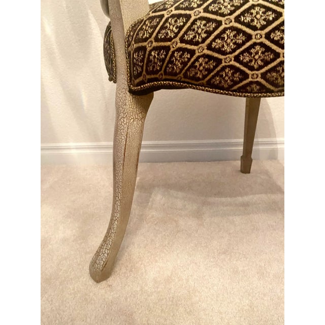 Late 20th Century Hepplewhite Style Intricate Shield Back Set of Six Chairs Mint Condition For Sale - Image 10 of 18