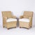 Tan British Colonial Style Wicker Armchairs For Sale - Image 8 of 9
