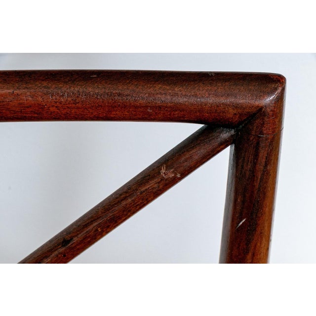English Georgian Chinese Chippendale Style Mahogany Cockpen Armchair For Sale - Image 11 of 18