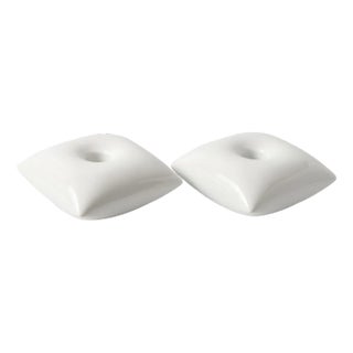 Porcelain Cushion-Shaped Candleholders from Rosenthal, 1980s, Set of 2 For Sale