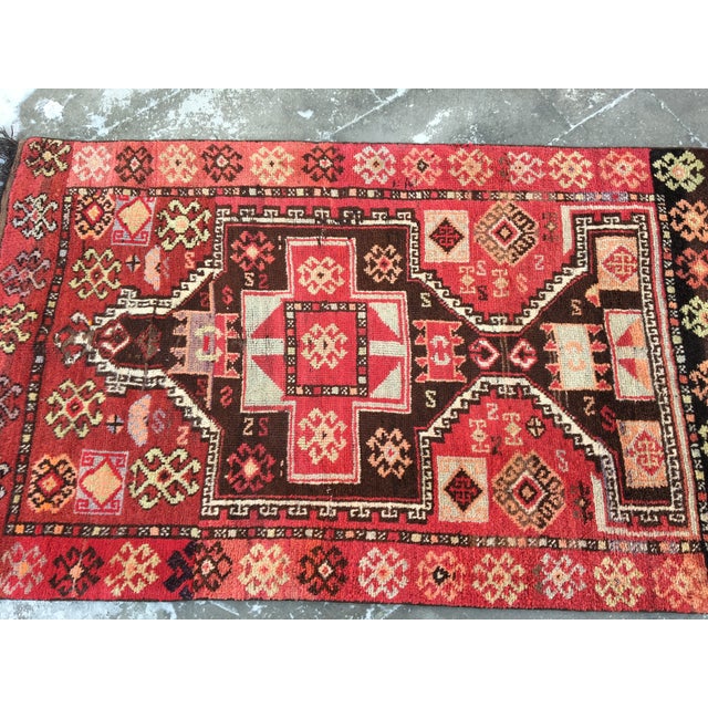 1960s 1960s Vintage Turkish Nomad Rug - 3′2″ × 5′2″ For Sale - Image 5 of 7