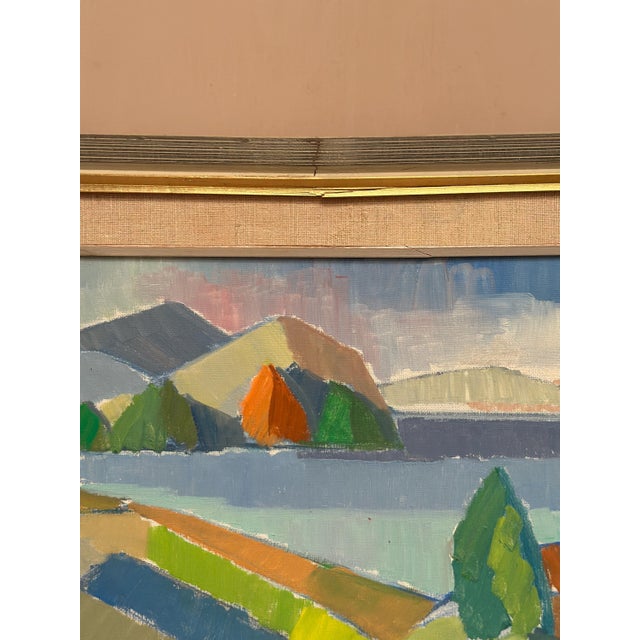 Yngve Andersson, Fractured Horizon, 1960s, Oil on Canvas For Sale - Image 12 of 17
