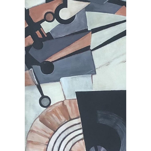 John Reitz, Composition, Oil on Cardboard, Framed For Sale - Image 5 of 9