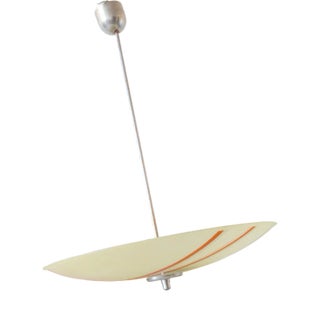 Mid-Century Glass Ceiling Light from Napako, 1960s For Sale