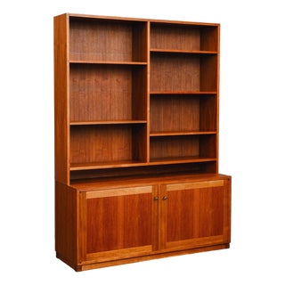 Mid-Century Bookcase in Teak and Pine For Sale