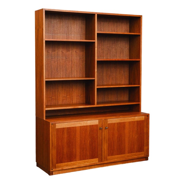 Mid-Century Bookcase in Teak and Pine For Sale