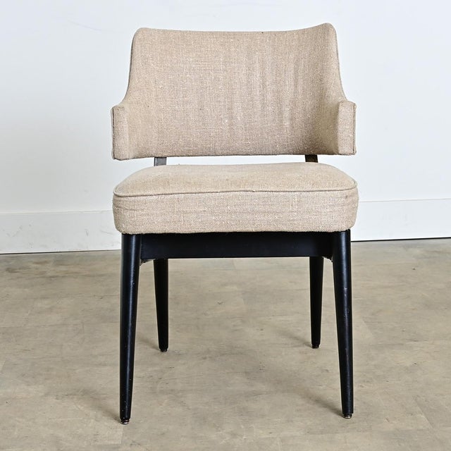 Mid-Century Modern English Vintage Mid-century Flexible-back Occasional Chair For Sale - Image 3 of 10