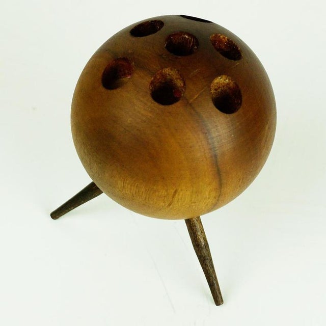 This charming Austrian Mid-Century Modern candleholder was designed and crafted by Carl Auböck for Werkstätte Carl Auböck...