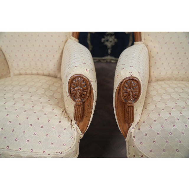 Pair of Vintage Fireside Chairs For Sale - Image 18 of 18
