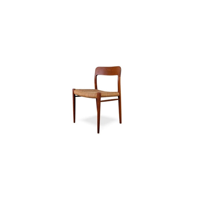 Original Jl Mollers Model 75 Chair, Niels Otto Møller, Teak, Danish For Sale - Image 4 of 11