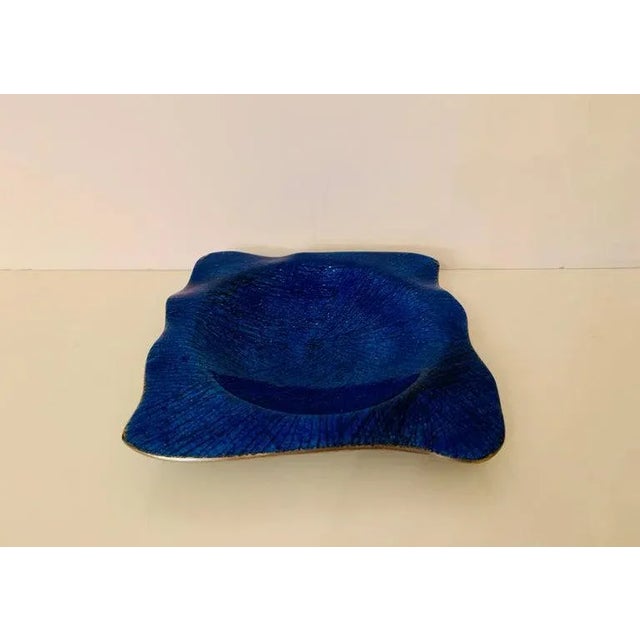 Italian Del Campo 1960s Italian Mid Century Enamel Bowl Tray For Sale - Image 3 of 13