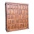 Belgian Brutalist Oak Cabinet W/ Wrought Iron Hinges – Paneled Doors, 62.75”h For Sale
