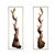 With over 2 meters in height, this sculptural coat rack, hand-carved from solid wood, is an icon of bohemian design....