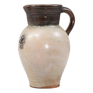 20th Century Belgian Ceramic Pitcher By G. Losson For Sale
