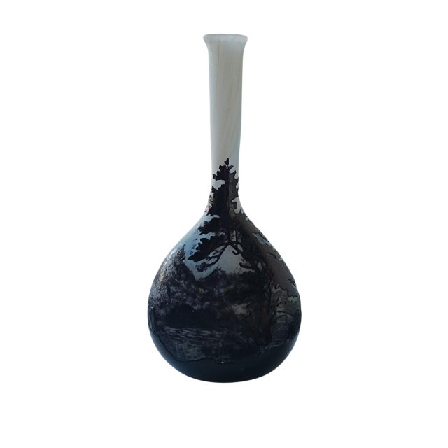 Large Soliflore Vase from Emile Gallé, 1890s For Sale - Image 4 of 11